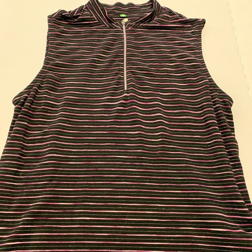 Women's Tail Tech Sleeveless Golf Shirt like new Dry cleaned only size MED